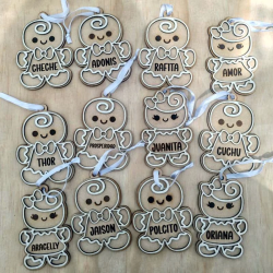 Galleta Jengibre en Madera