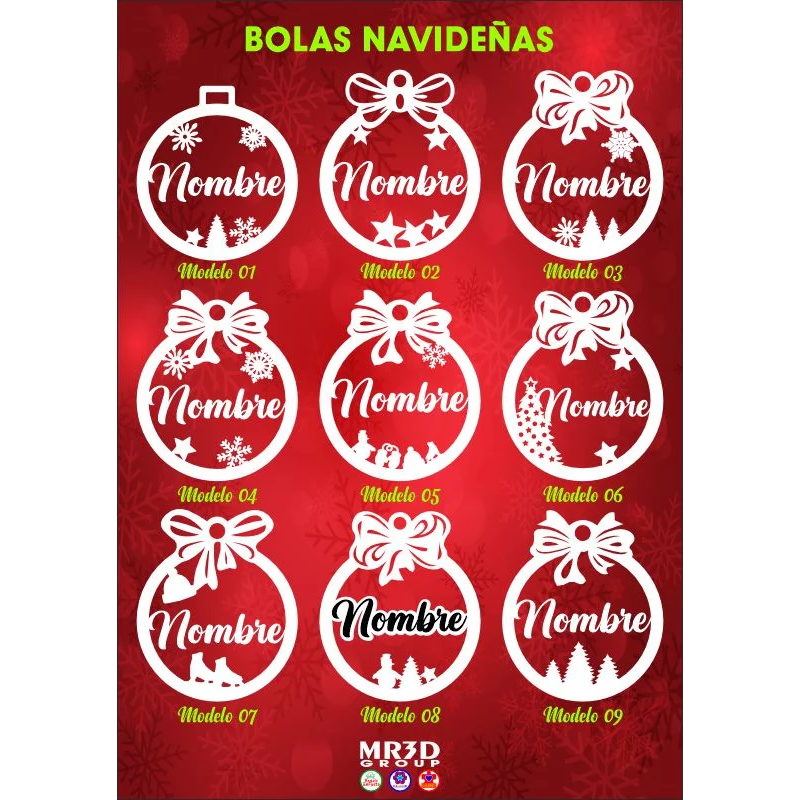 Bolas de Navidad personalizadas