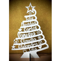 Árbol de Navidad personalizado en madera