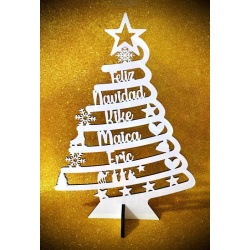 Árbol de Navidad personalizado en madera