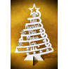 Árbol de Navidad personalizado en madera