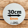 Bases redondas dobles de 30cm (6mm)