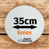 Bases redondas dobles de 35cm (6mm)