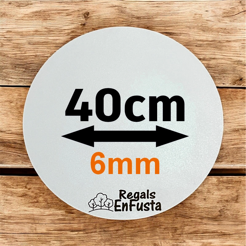 Bases redondas dobles de 40cm (6mm)