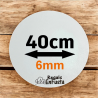 Bases redondas dobles de 40cm (6mm)