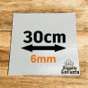 Bases redondas dobles de 30cm (6mm)