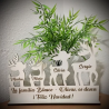 Familia de renos personalizados