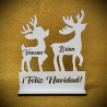 Familia de renos personalizados